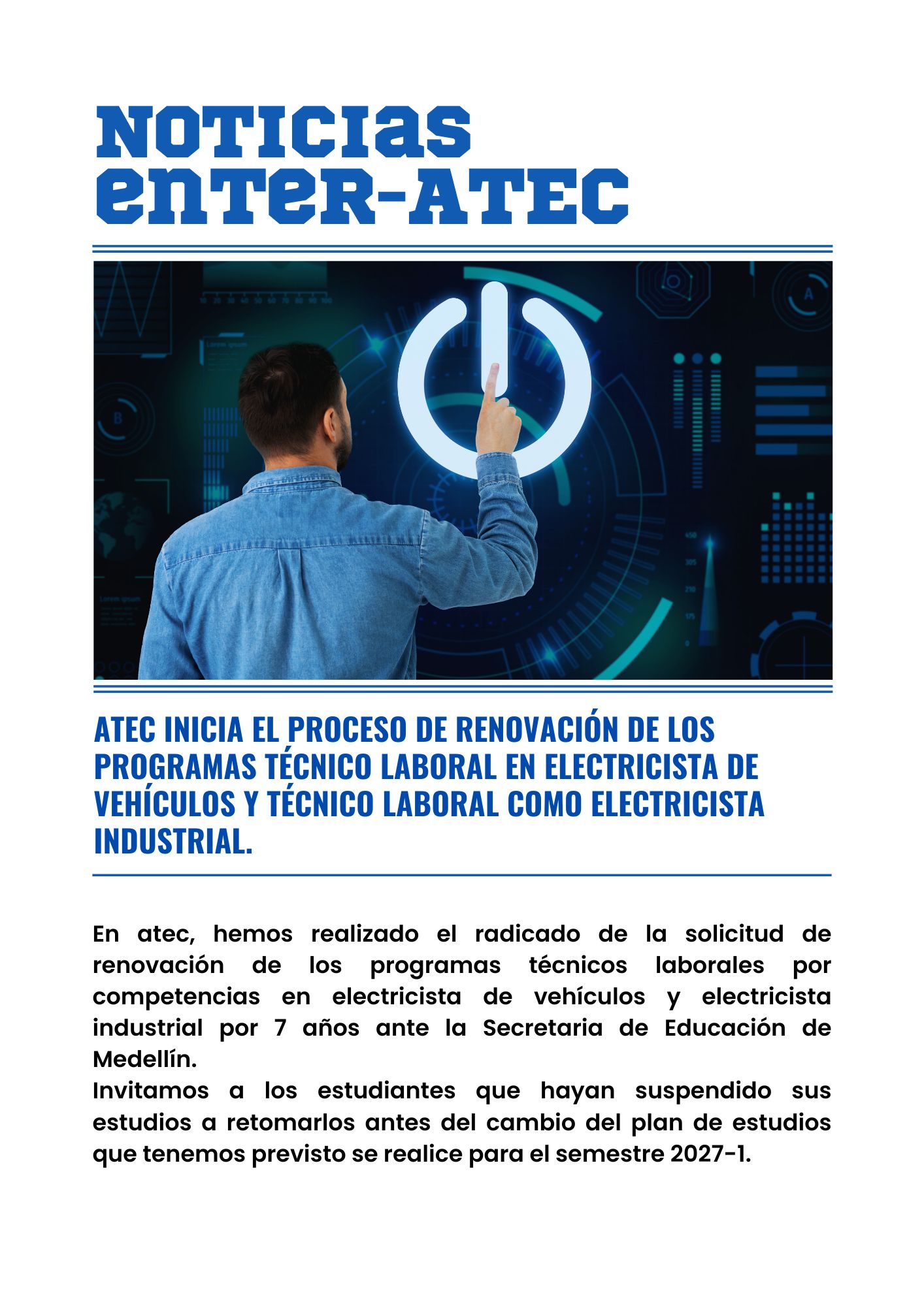 Renovación de programas