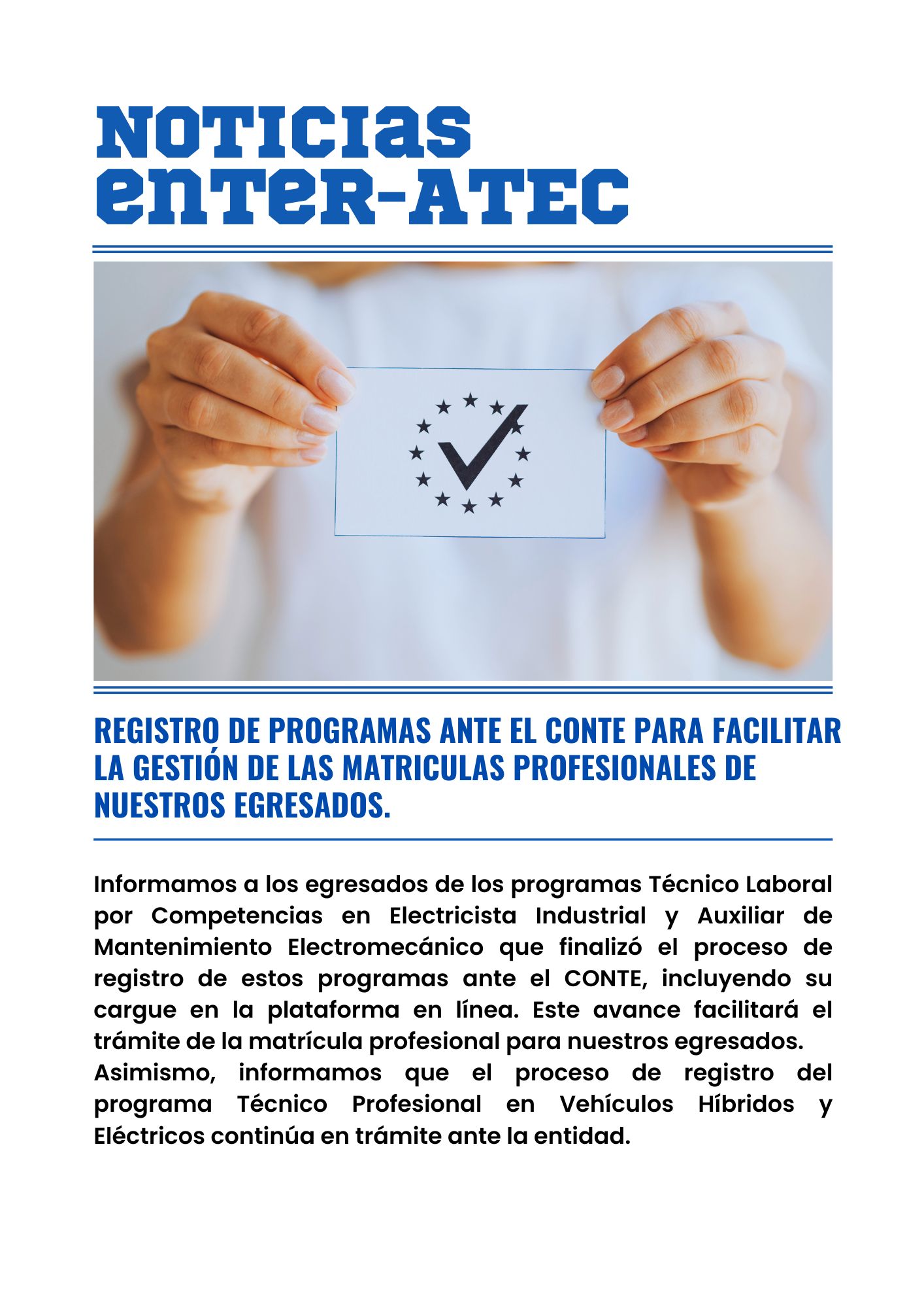 registro de pogramas